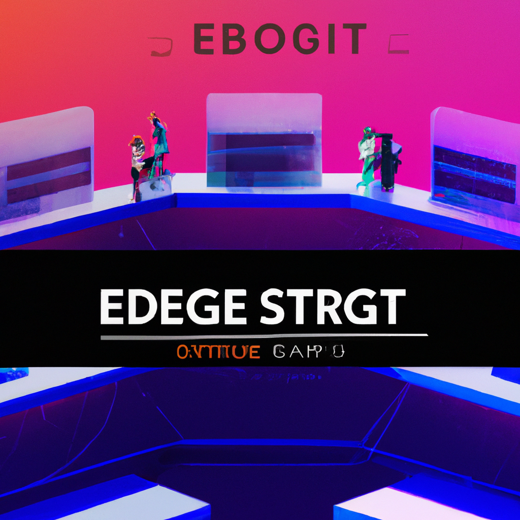 Team around an edge compute hub with telemetry overlays